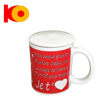 Tasse de thé en céramique personnalisée avec infuseur